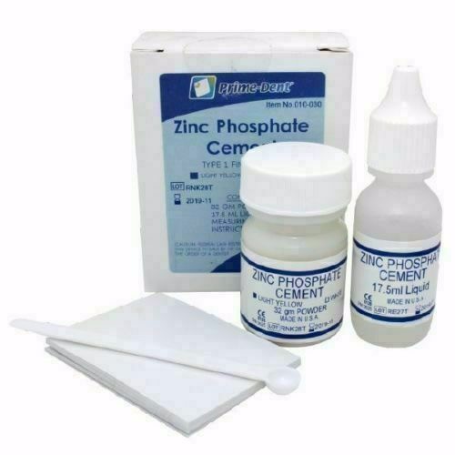 Zinc Phosphate Cement Kit, High Strength, (32g Powder + 17.5ml Liquid)