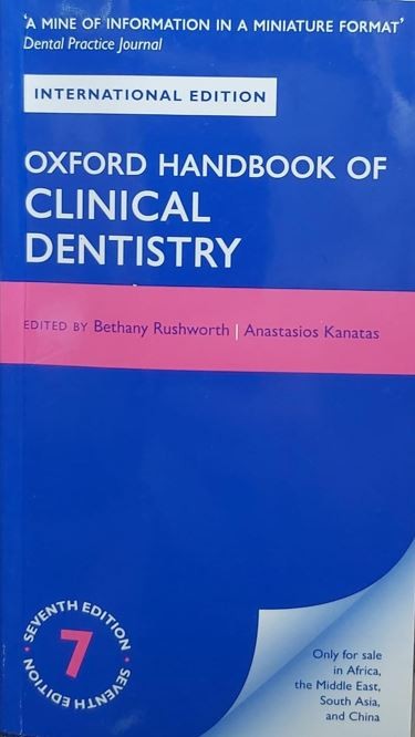 Oxford Handbook of Clinical Dentistry, IE, 7e