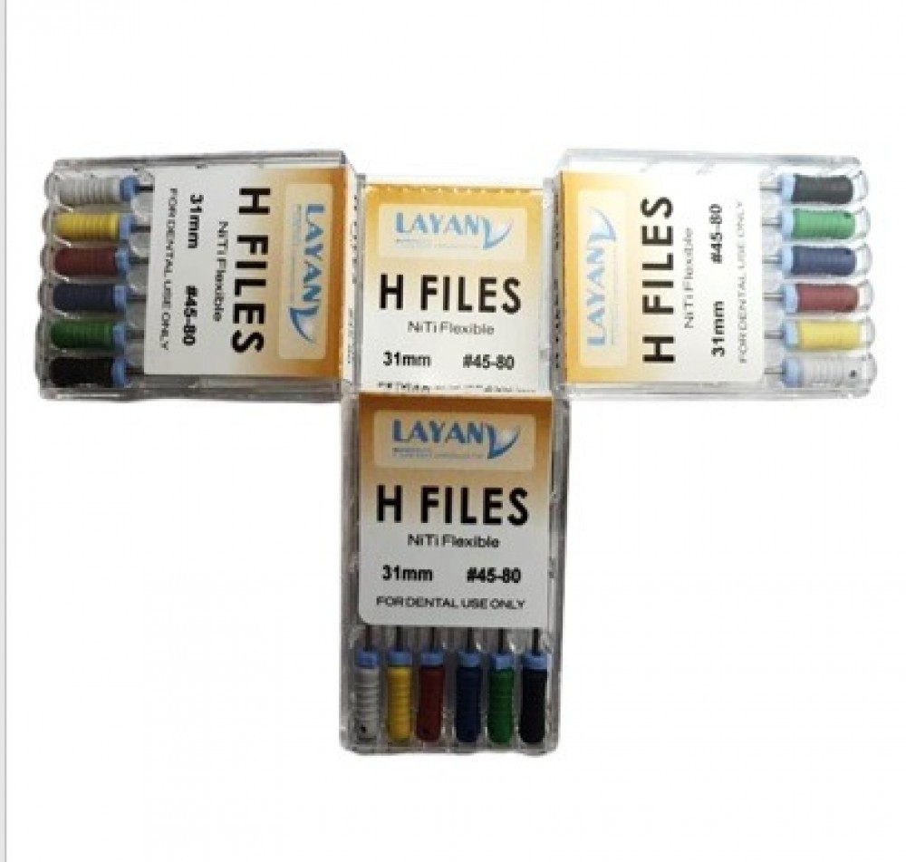 Stainless Steel H-File L.31MM Size 80