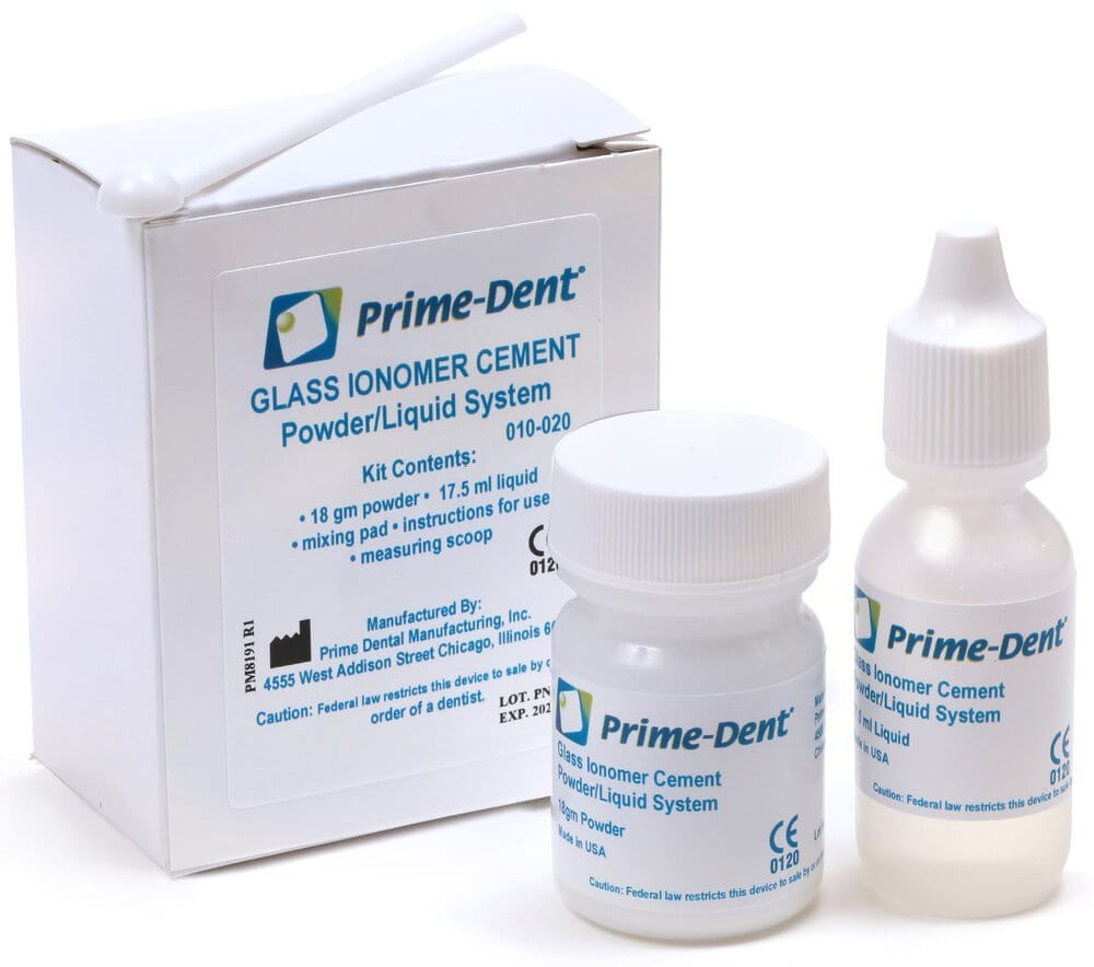 Glass Ionomer Cement Kit 18g Powder/17.5ml Liquid-010-020