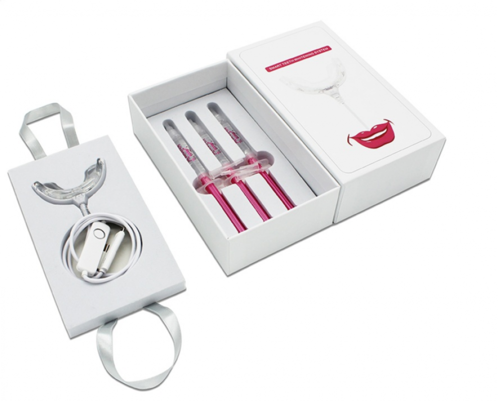 Home Mobile Teeth Bleaching Material Kit, 35% CP, 3X Syringes